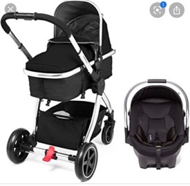 hamilton turnberry double pram